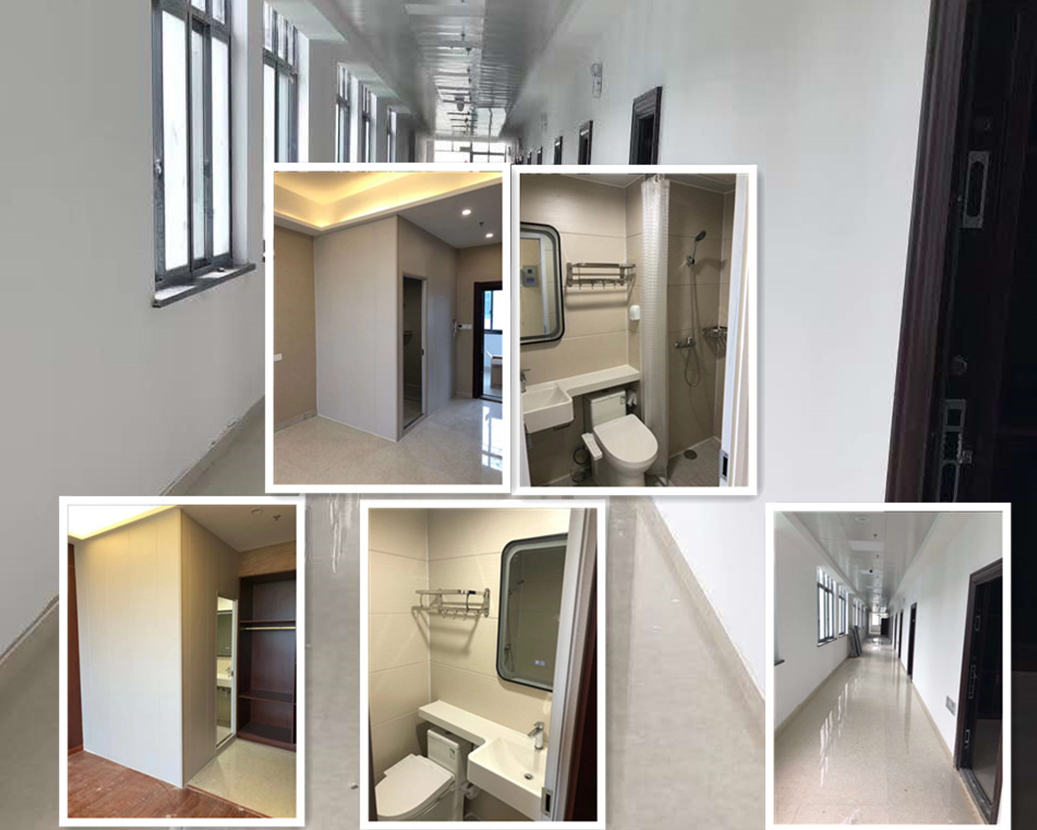 Dortoir du personnel de l'usine électronique de Changzhou Zhongrui, utilisation des modèles en pension complète Kounor BS1521
