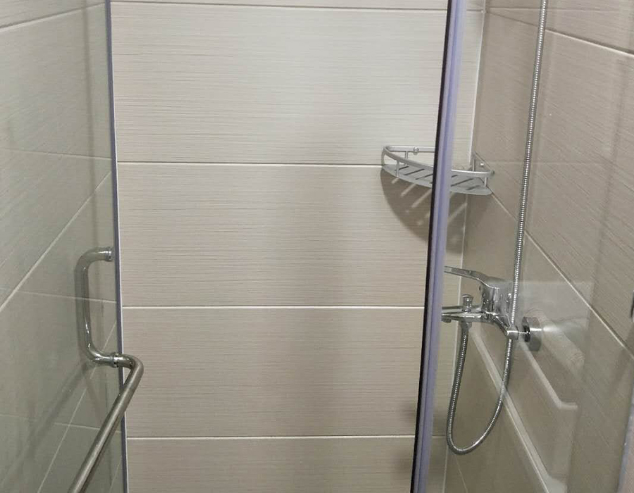Cabines de douche préfabriquées tout-en-un en verre feuilleté